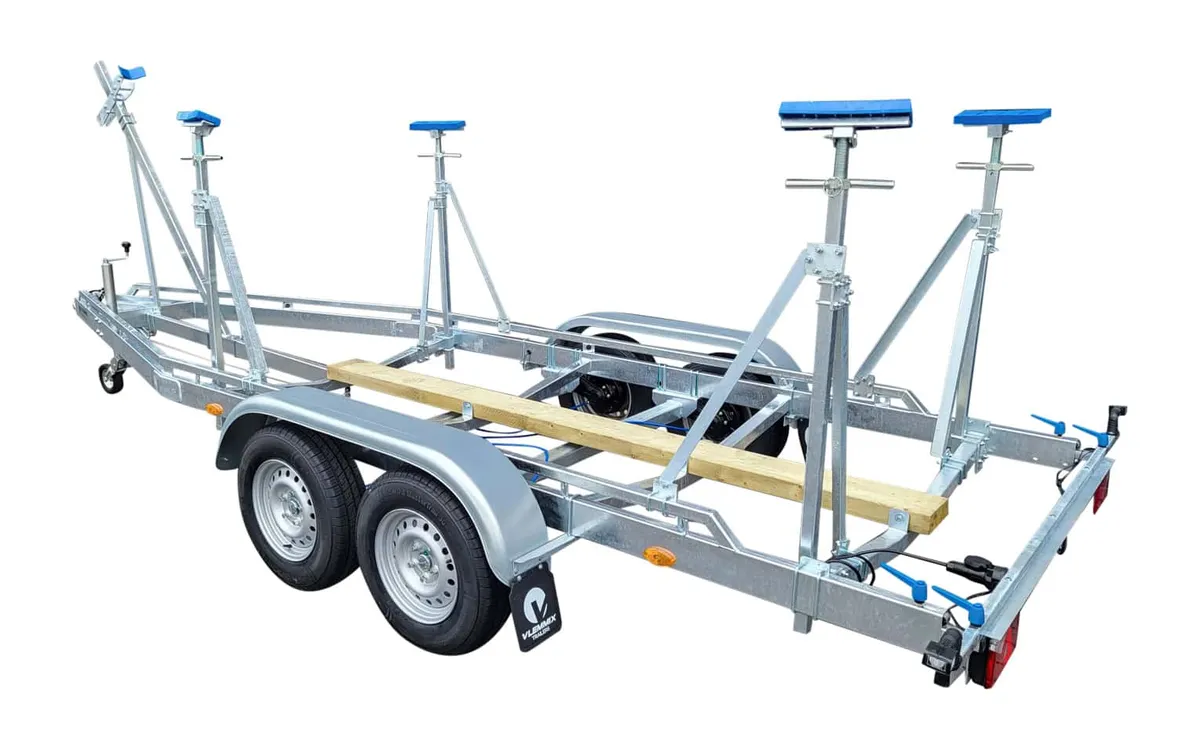 Vlemmix Zeilboottrailer 6,3 m 2x1350 kg