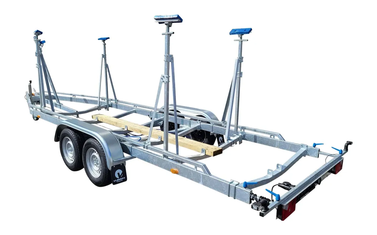 Vlemmix Zeilboottrailer 7,8 m 2x1350 kg