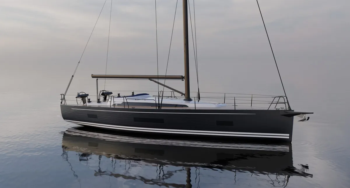 Arcona Yachts 465 Mk II: Sailing yacht with the sail furled