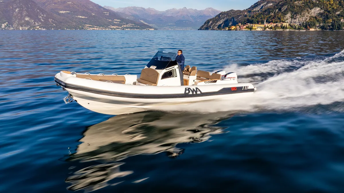 BWA Nautica GTO 328: Eine Fahrt mit dem Schnellboot auf einem See