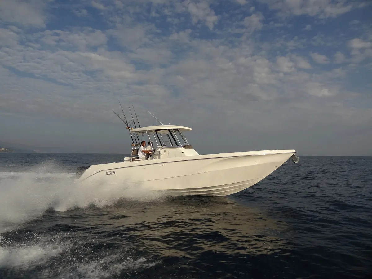 Capelli Osia 315: Fishing boat cruising at sea