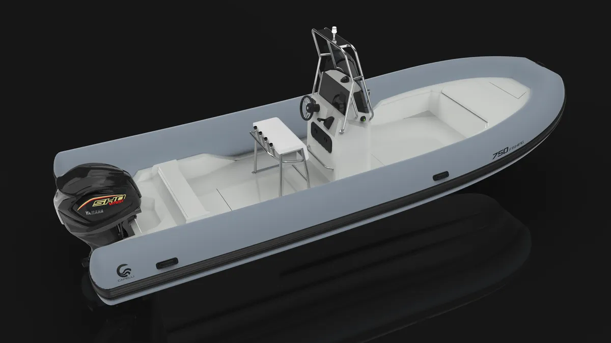 Capelli Tempest 750 Fishing: RIB with console