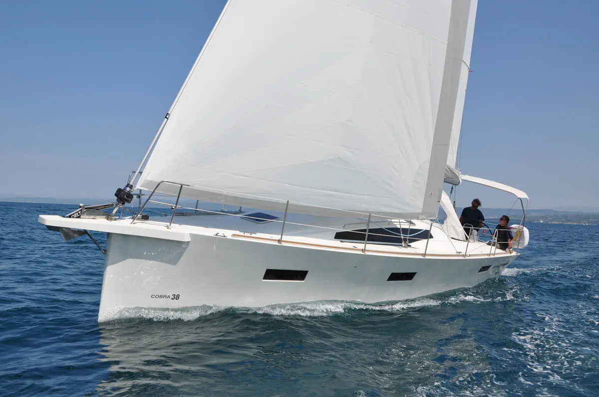 Cobra Yachts 38: Sailing boat at sea