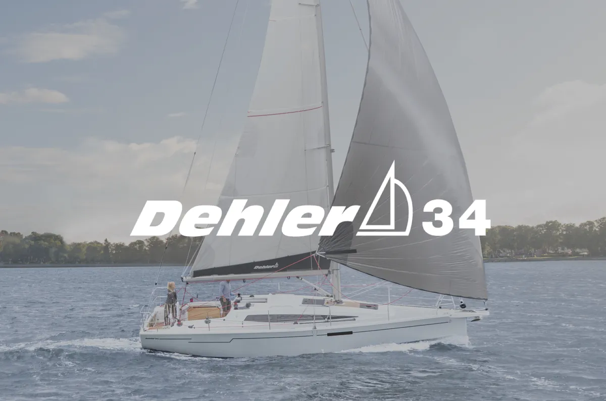 Dehler 34: Sailing boat under full sail