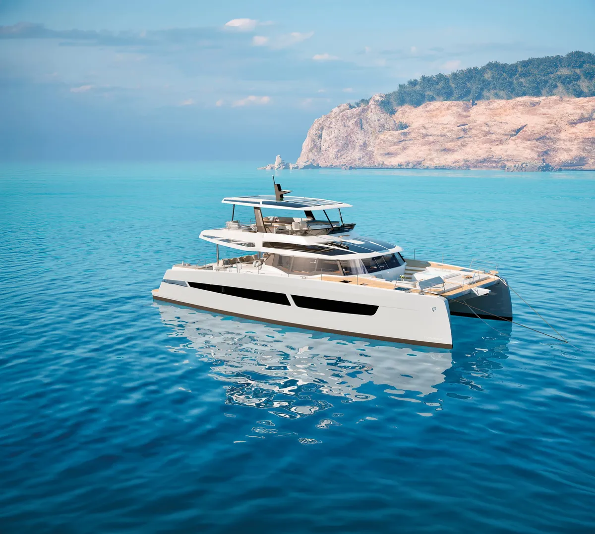 Fountaine Pajot FPY 70: Katamaran-Kreuzfahrt vor der Küste