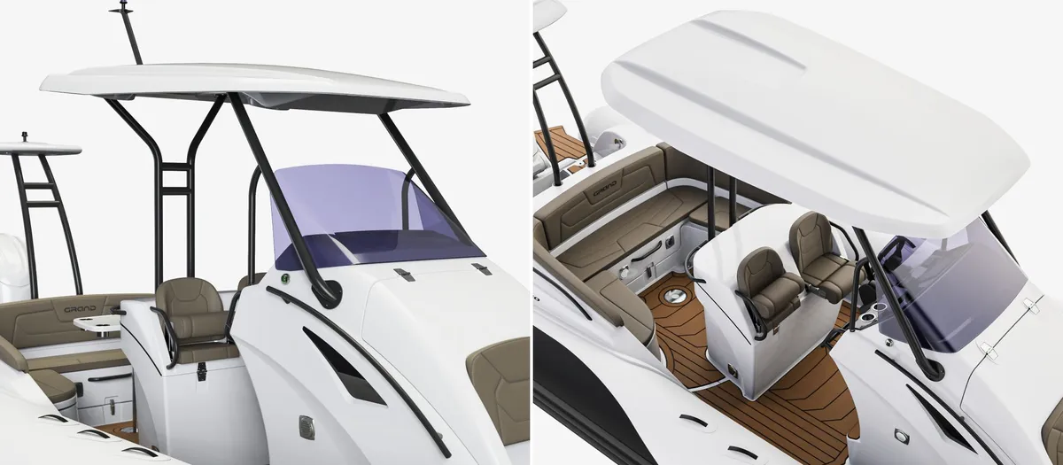 Grand G850: Console with seats and sunroof