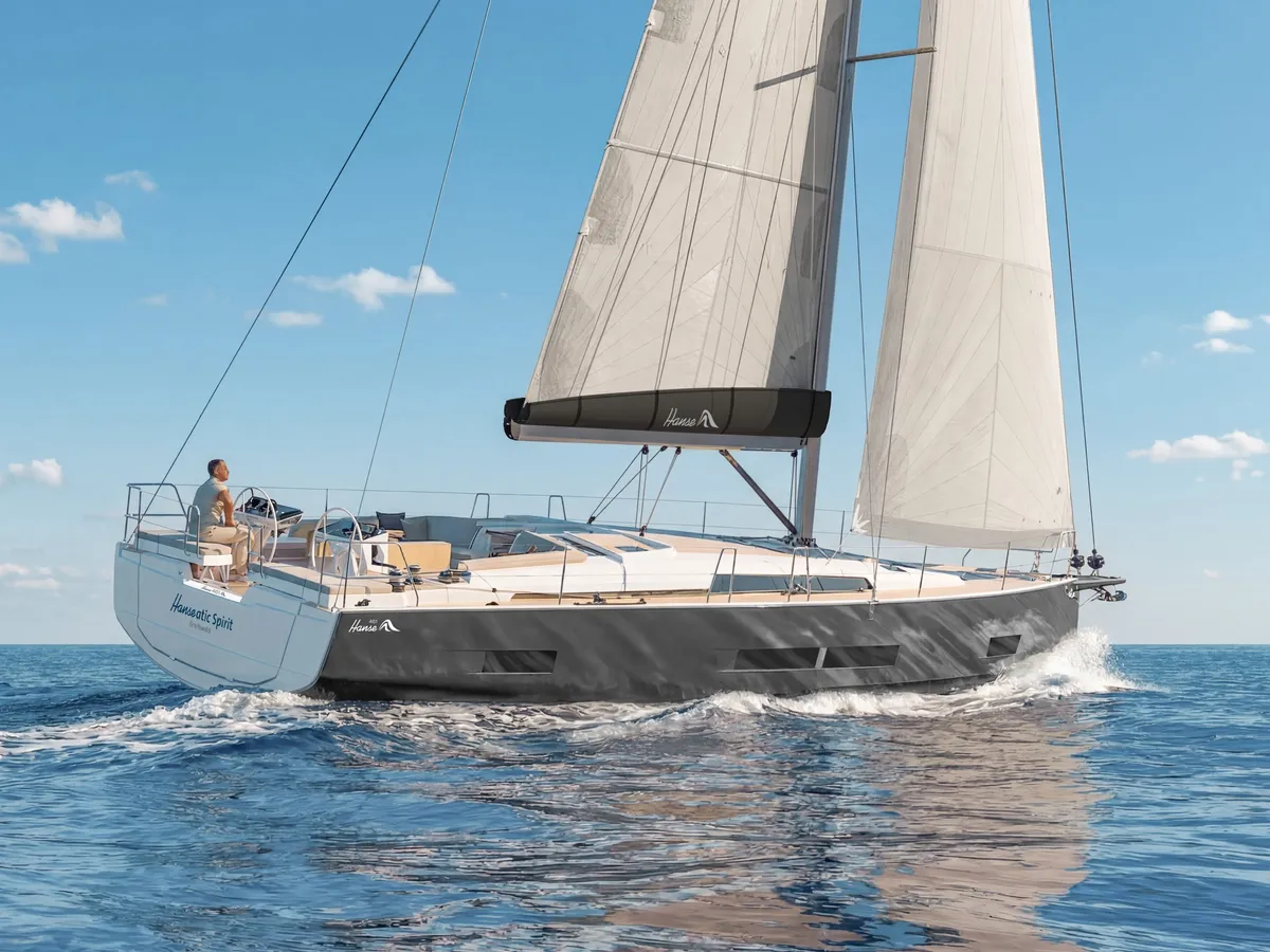 Hanse Yachts 461: Segelboot auf See