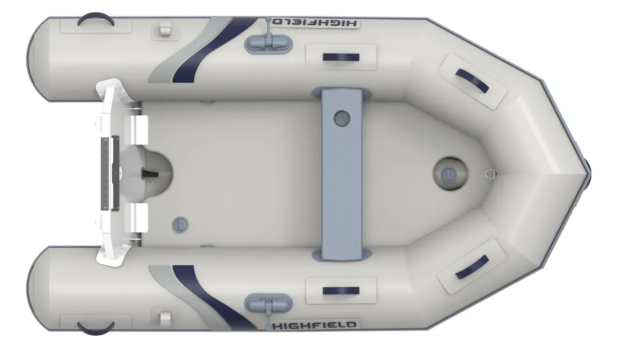 Highfield Boats Roll Up 230: Ein Schlauchboot aus der Vogelperspektive
