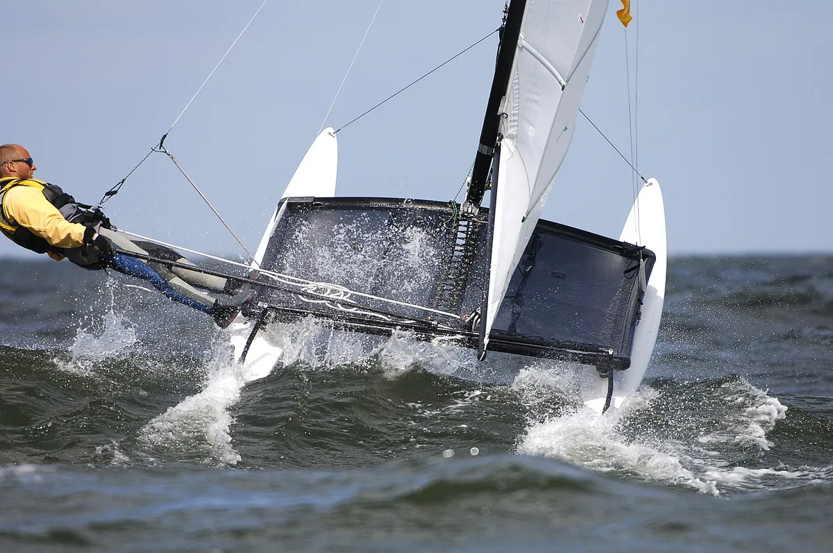 Hobie 14: Segeln auf einem Rumpf