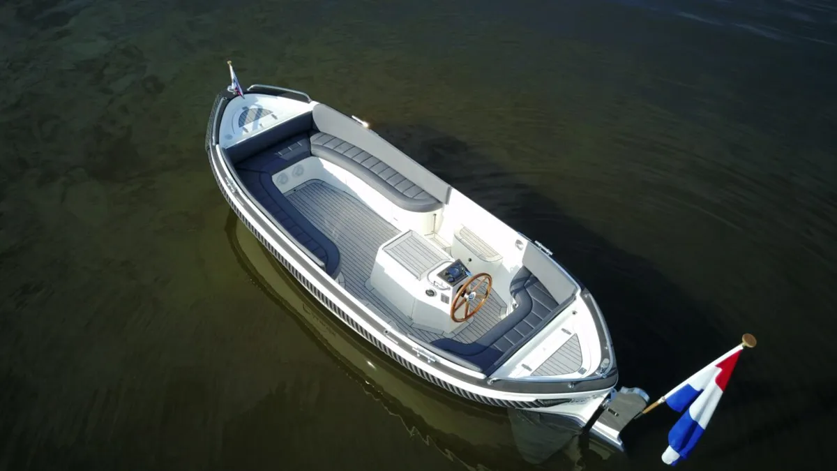 Jan van Gent JVG 6.60 Open: Boot, von oben fotografiert