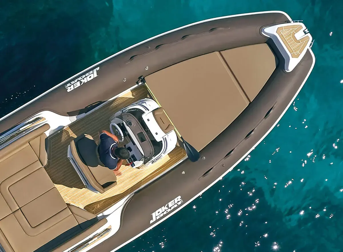 Joker Boat Clubman 24: Boat seen from above