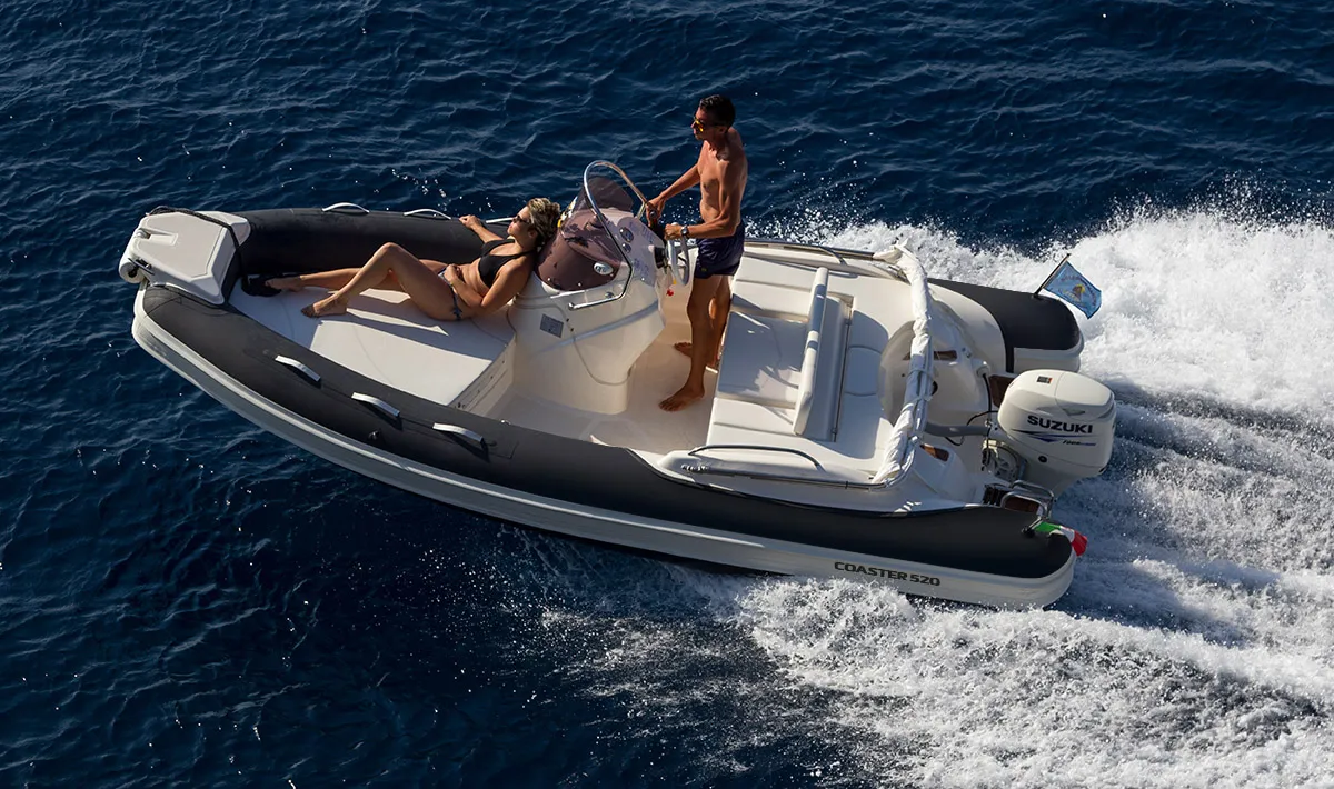 Joker Boat Coaster 520: Eine Fahrt mit dem Schlauchboot auf dem Meer