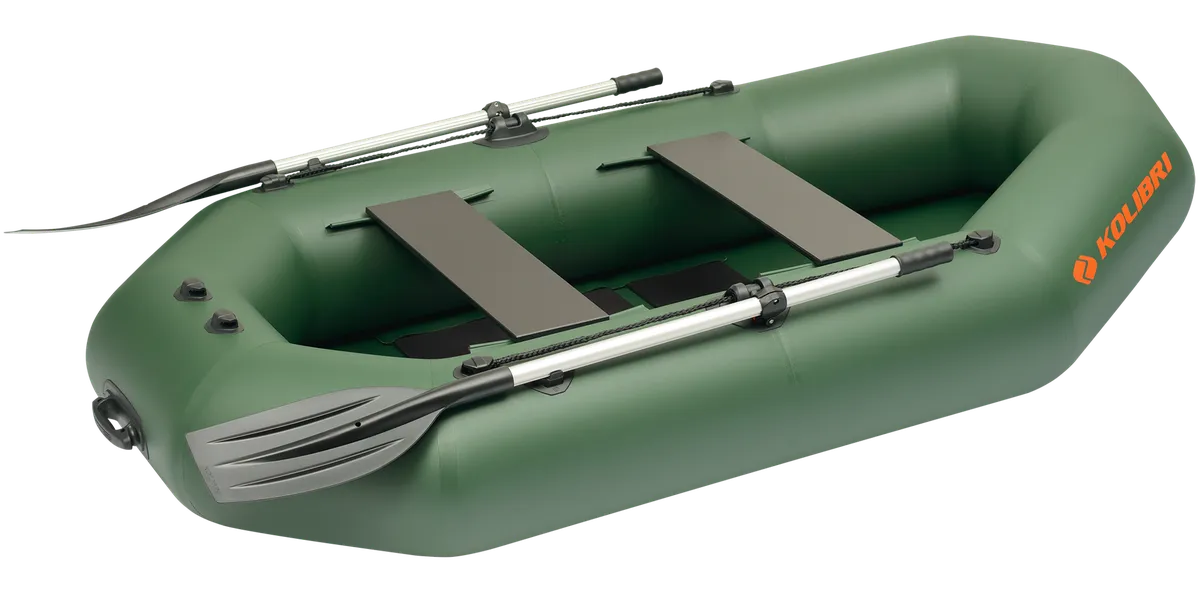 Kolibri K-250T: Inflatable boat with paddle and seats