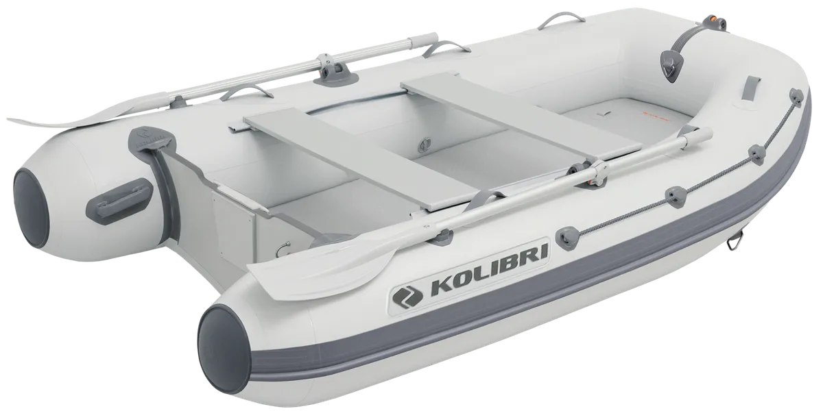 Kolibri KM-270DXL: Schlauchboot mit Paddel und Ruderplätzen