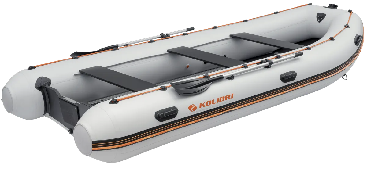 Kolibri KM-450DSL: Inflatable boat with paddle and seats