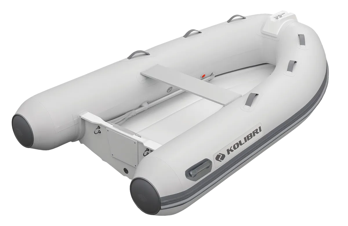 Kolibri W270LT: Inflatable boat with a wooden rowing bench
