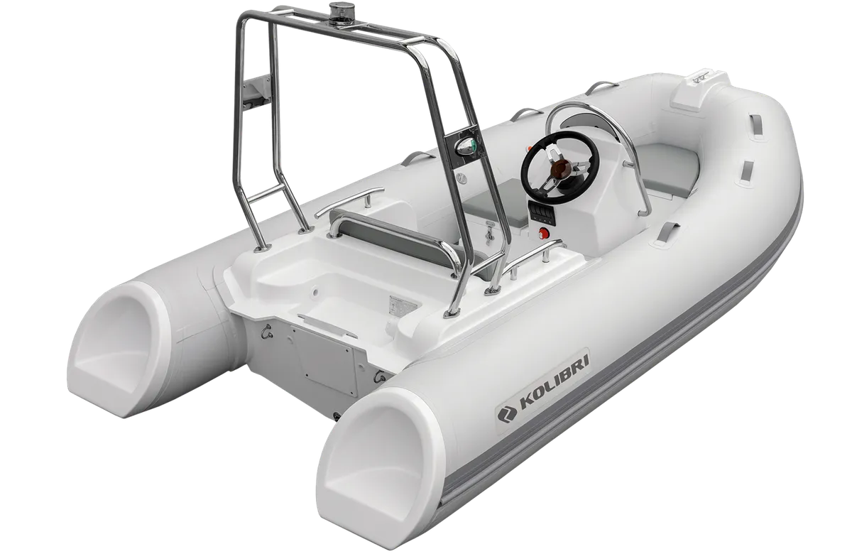 Kolibri W360UT: Gummiboot mit Steuerkonsole und Schwimmern