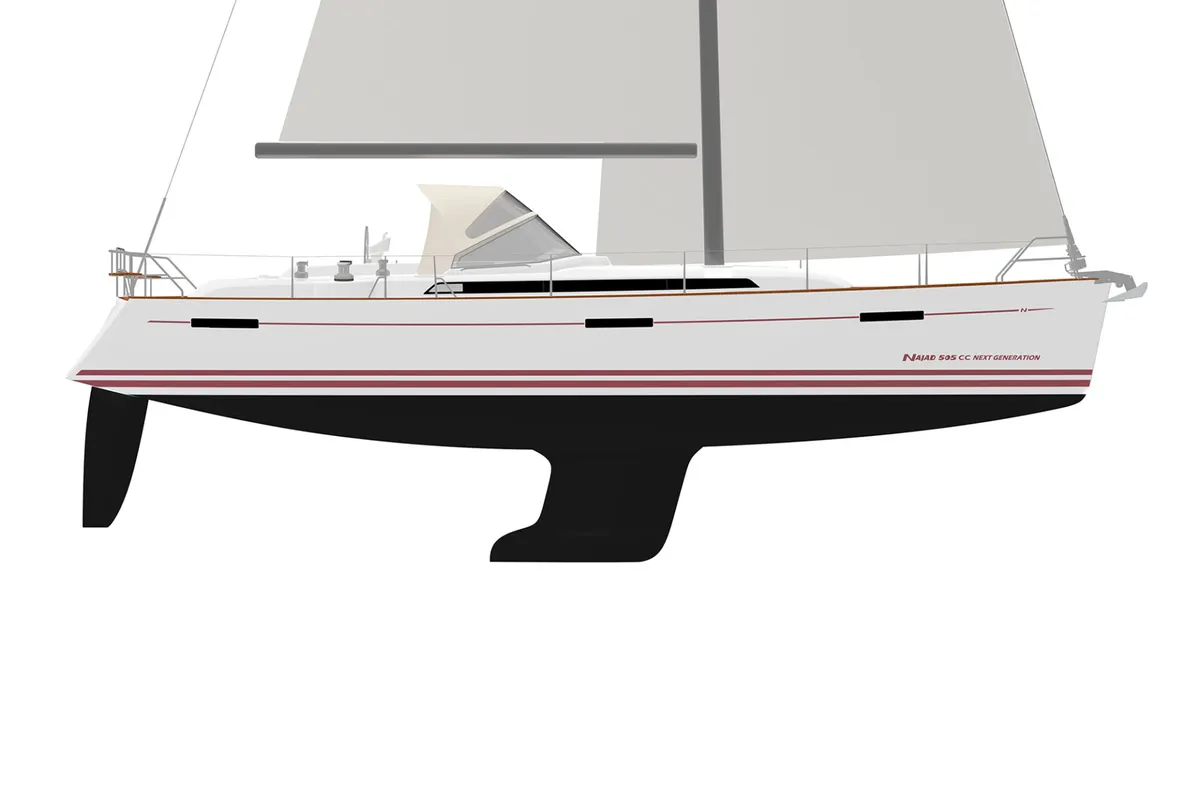 Najad N505 CC Next Generation: Rendu de vue de profil