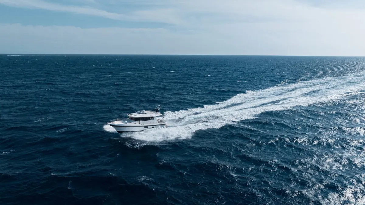 Nord Star 49+: Bootsfahrt auf dem Meer