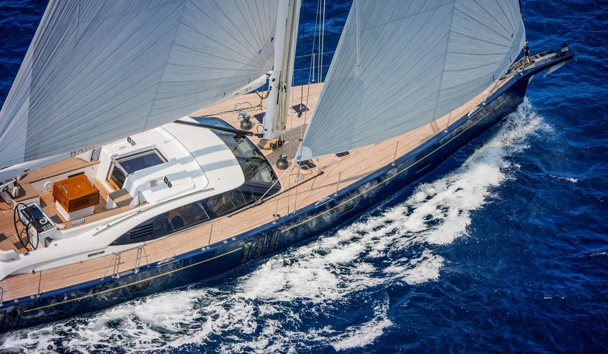 Oyster Yachts 675: Sailing boat sailing at sea