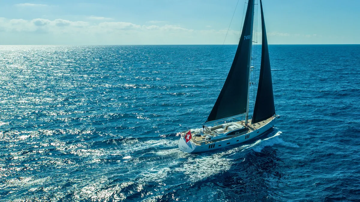 Oyster Yachts 745: Sailing boat at sea