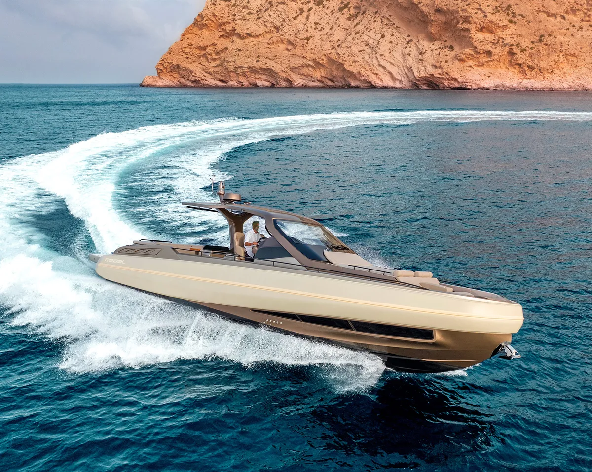 Sacs Marine Rebel 47: Boat cruising at sea