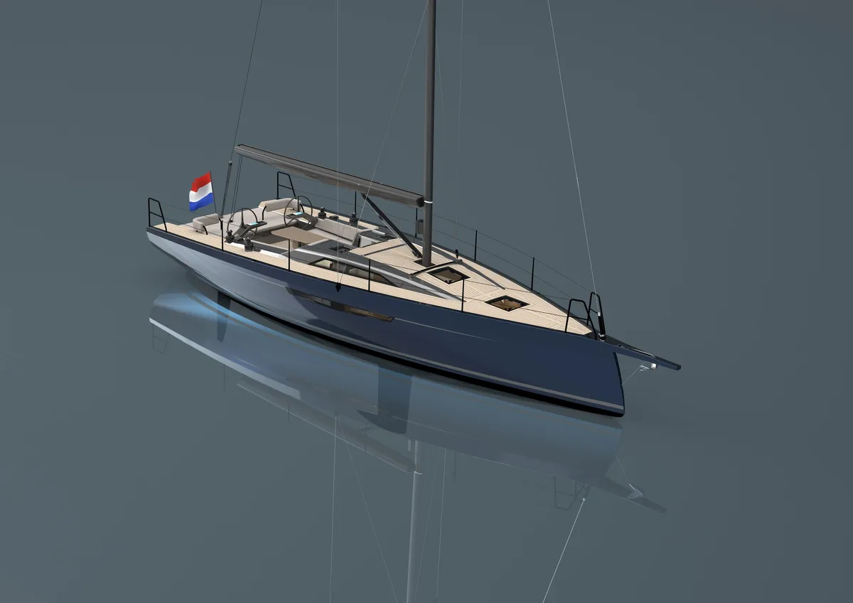 Saffier Yachts SE 38 Leader: Segelyacht mit Mast auf dem Wasser