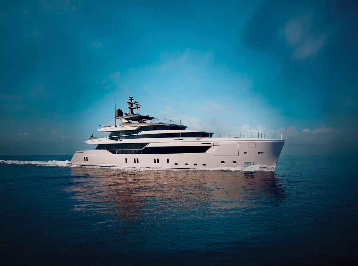 Sanlorenzo 44Alloy: Yacht cruising at sea