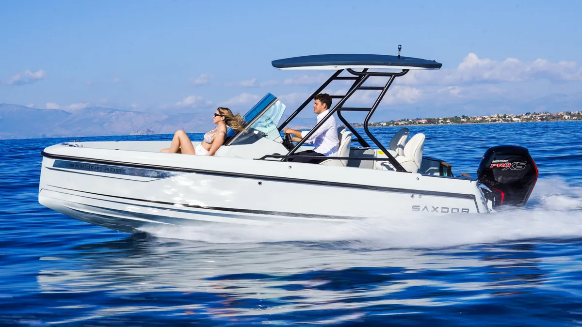 Saxdor Yachts 205: Bootsfahrt auf dem Meer