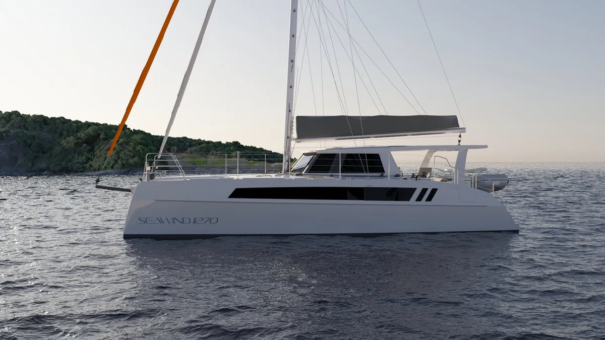 Seawind Catamarans 1270: Catamaran sailing boat at sea