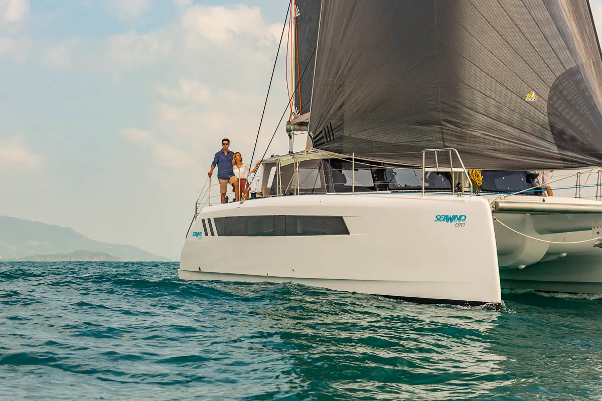 Seawind Catamarans 1370: Catamaran voilier avec équipage