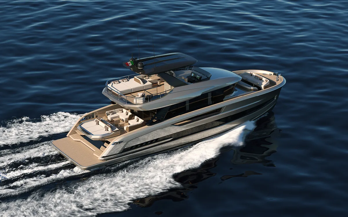 Solaris Power 64 Long Range: Luxusyacht-Kreuzfahrt auf dem Meer