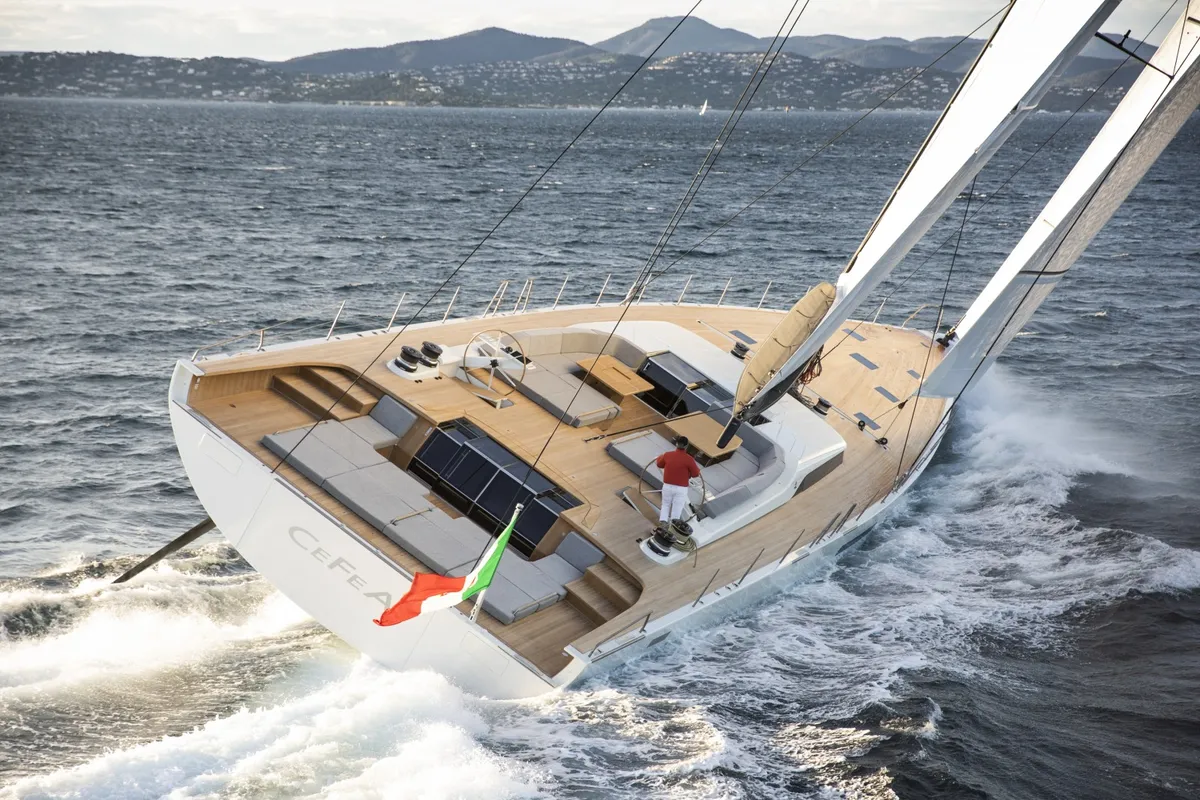 Solaris Yachts 111RS: Sailing yacht at sea