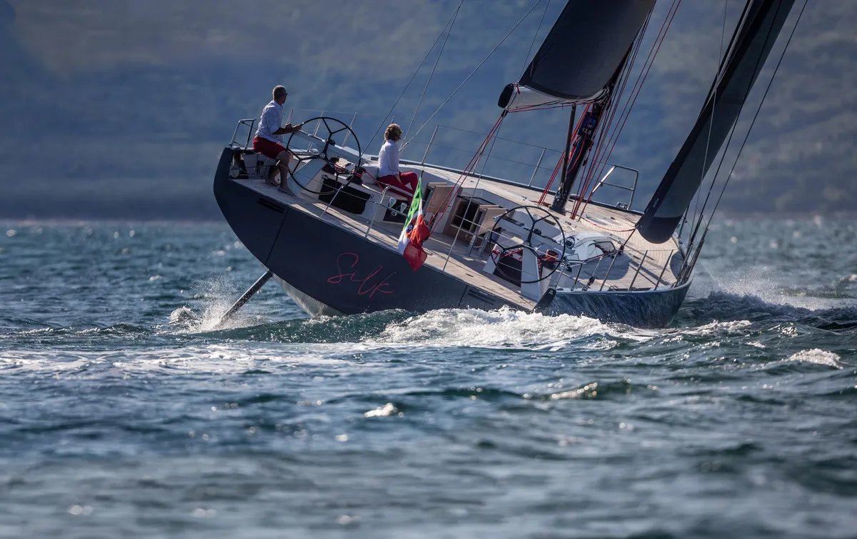 Solaris Yachts 60: Sailing boat riding the waves