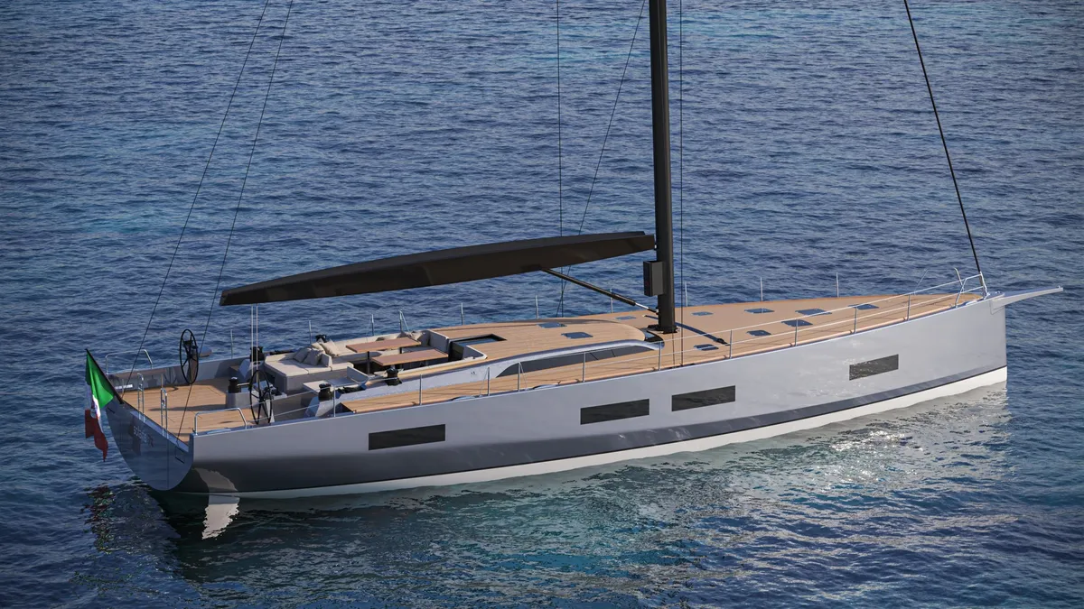 Solaris Yachts 74: Sailing boat at sea