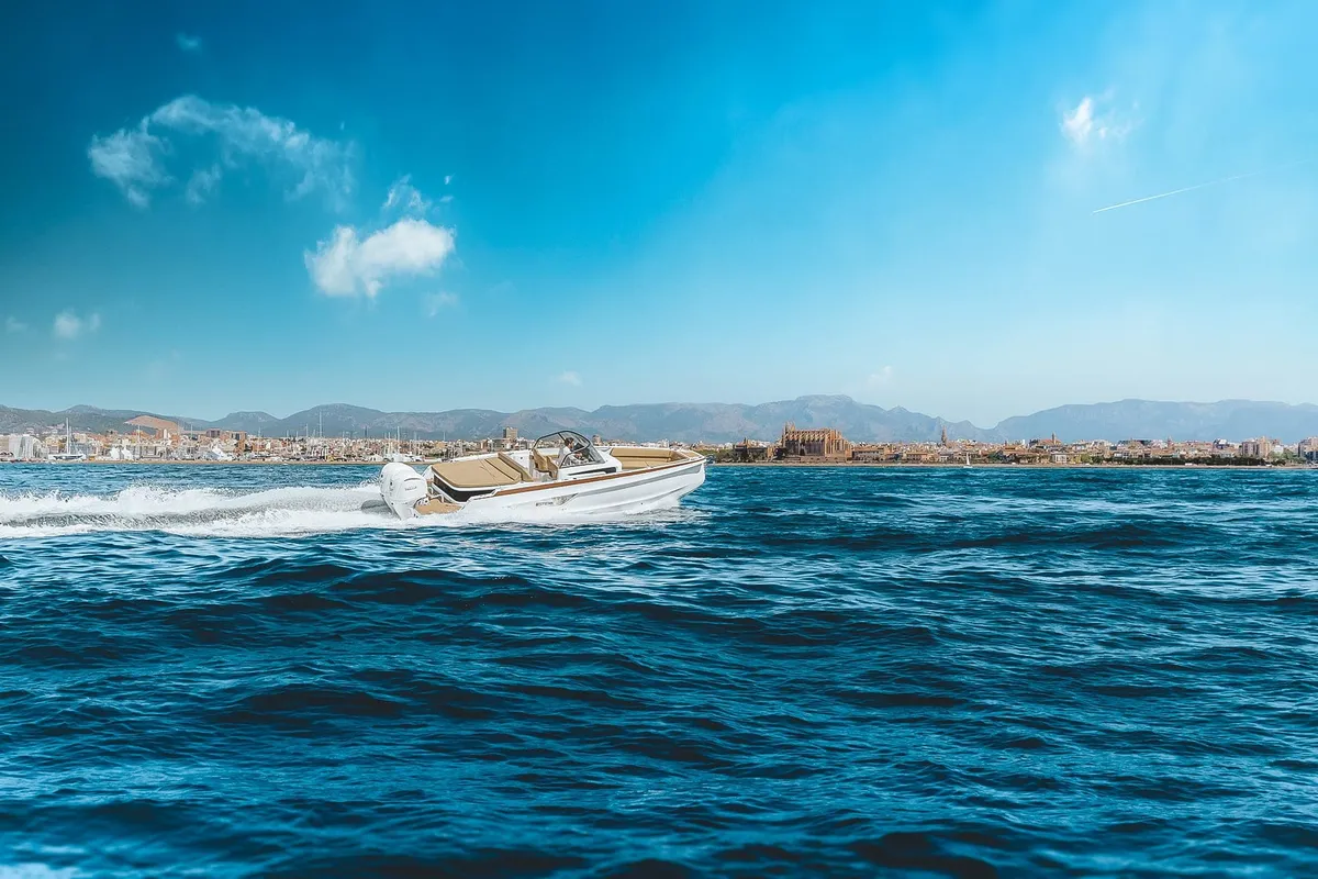 STERK Yachts 31 RC//WB: Boat cruising off the coast