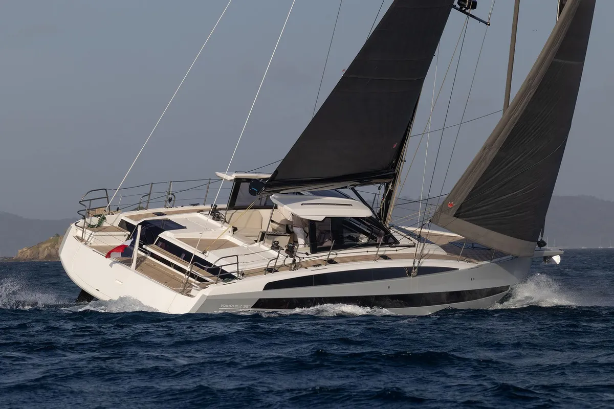 Wauquiez 55: Navigation à la voile en mer